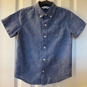 Janie and Jack Chambray Short Sleeve Shirt